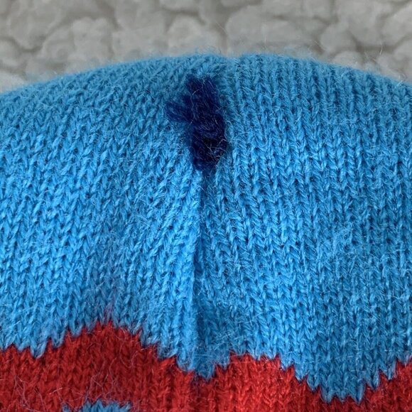 Paw Patrol Kids Beanie Hat Nickelodeon Blue Red Logo Patch - Picture 9 of 9